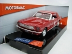  Ford Mustang 1964 1/2 Hard Top Red 1:24 Motor Max 